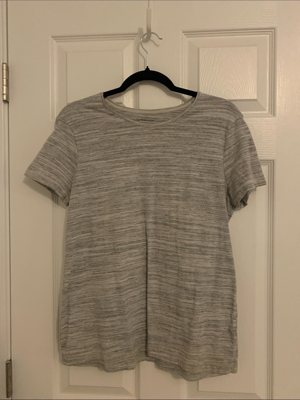 croft & barrow Classic Heather Gray Short Sleeve Crew Tee